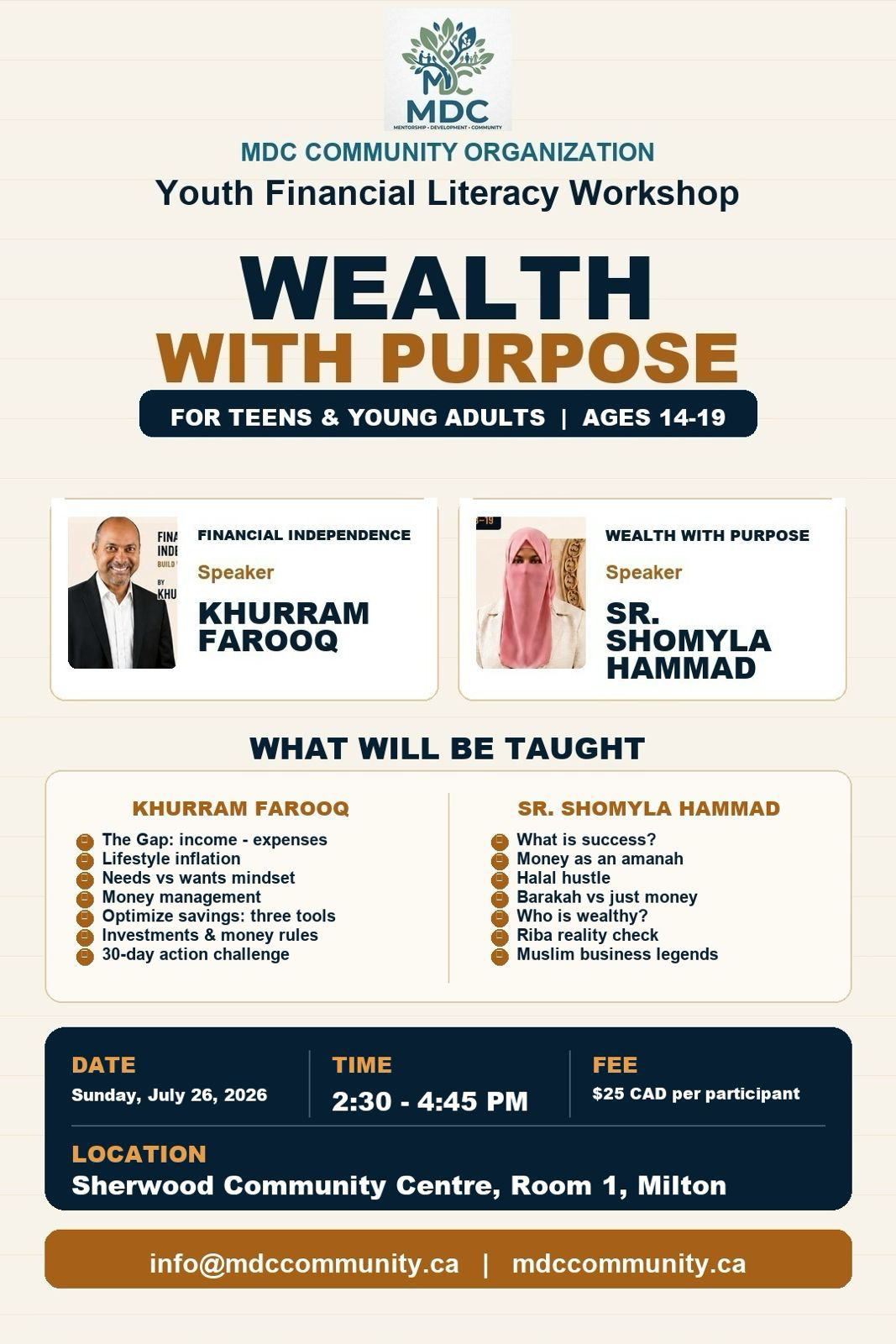 Wealth With Purpose flyer